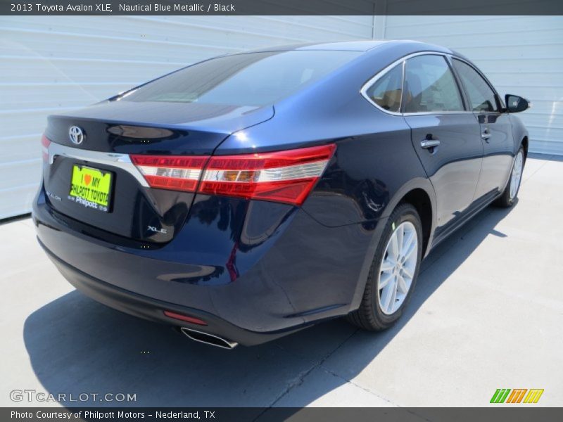 Nautical Blue Metallic / Black 2013 Toyota Avalon XLE