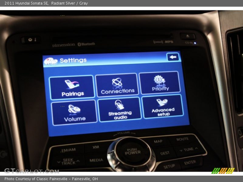 Radiant Silver / Gray 2011 Hyundai Sonata SE