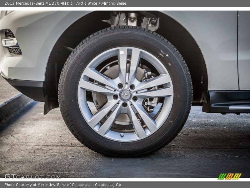Arctic White / Almond Beige 2013 Mercedes-Benz ML 350 4Matic