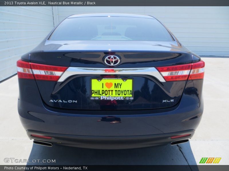 Nautical Blue Metallic / Black 2013 Toyota Avalon XLE