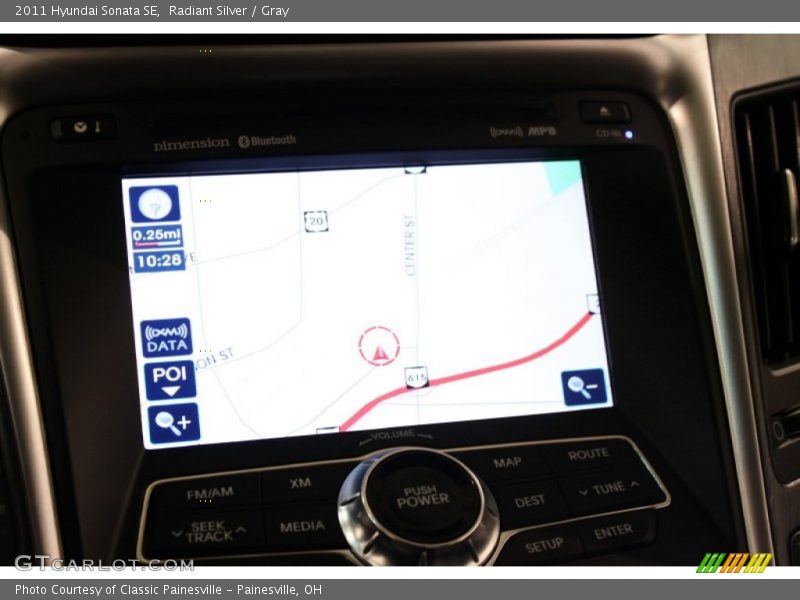 Radiant Silver / Gray 2011 Hyundai Sonata SE