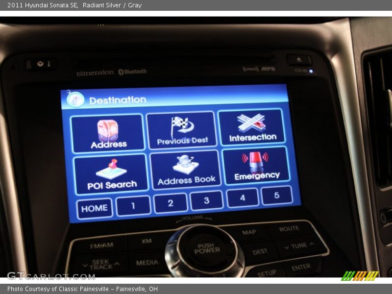 Radiant Silver / Gray 2011 Hyundai Sonata SE