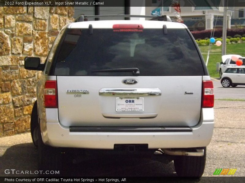 Ingot Silver Metallic / Camel 2012 Ford Expedition XLT
