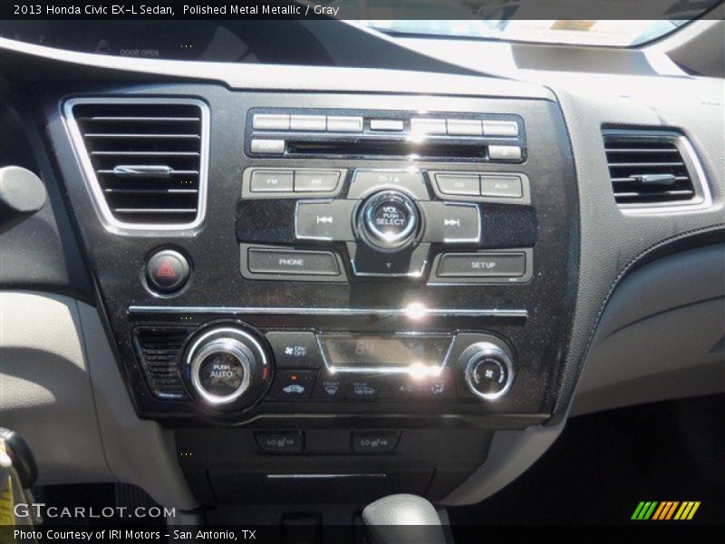Polished Metal Metallic / Gray 2013 Honda Civic EX-L Sedan