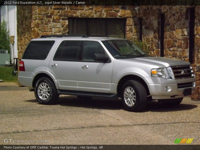 Ingot Silver Metallic / Camel 2012 Ford Expedition XLT