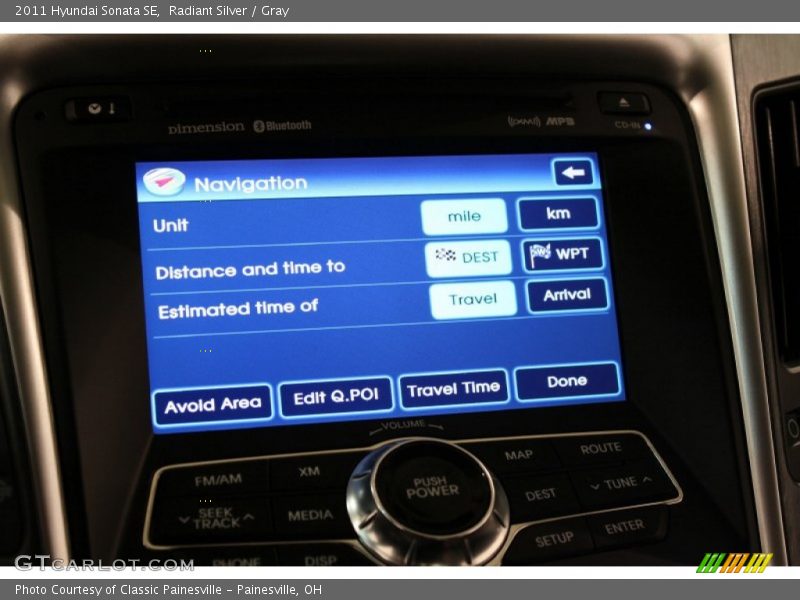 Radiant Silver / Gray 2011 Hyundai Sonata SE