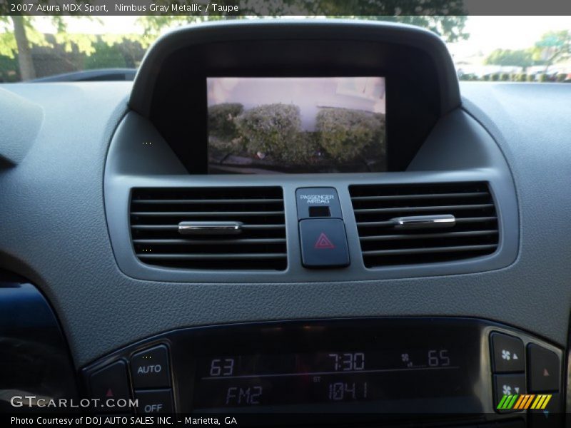 Nimbus Gray Metallic / Taupe 2007 Acura MDX Sport