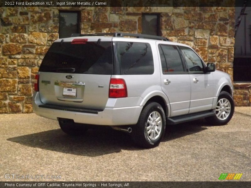 Ingot Silver Metallic / Camel 2012 Ford Expedition XLT
