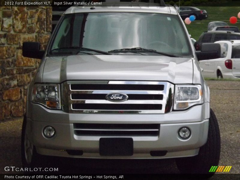Ingot Silver Metallic / Camel 2012 Ford Expedition XLT