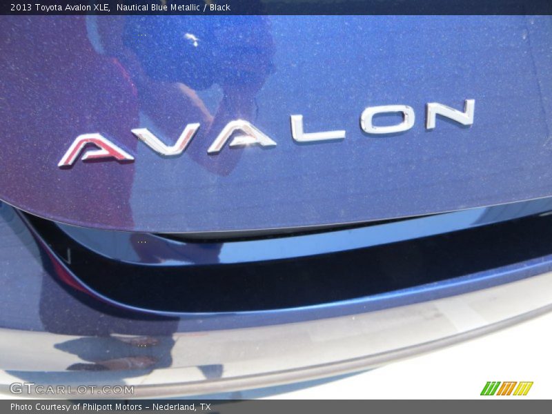 Nautical Blue Metallic / Black 2013 Toyota Avalon XLE