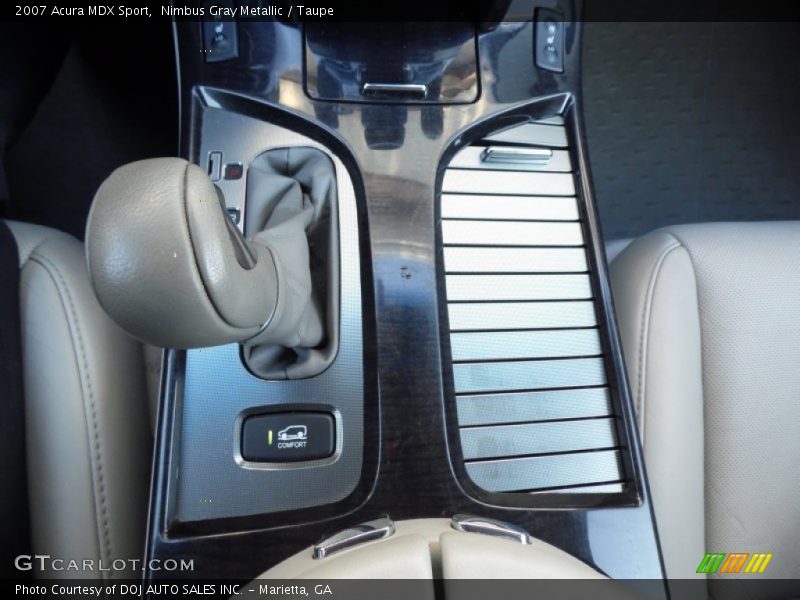 Nimbus Gray Metallic / Taupe 2007 Acura MDX Sport