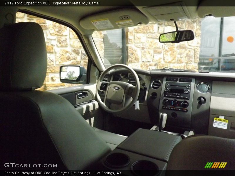 Ingot Silver Metallic / Camel 2012 Ford Expedition XLT