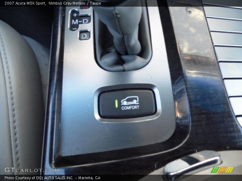 Nimbus Gray Metallic / Taupe 2007 Acura MDX Sport