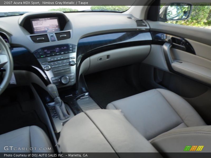 Nimbus Gray Metallic / Taupe 2007 Acura MDX Sport