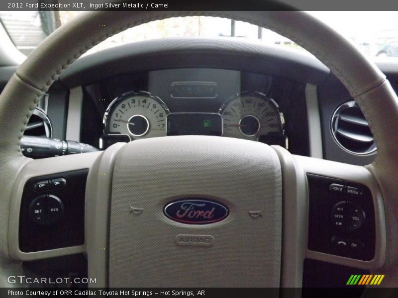 Ingot Silver Metallic / Camel 2012 Ford Expedition XLT