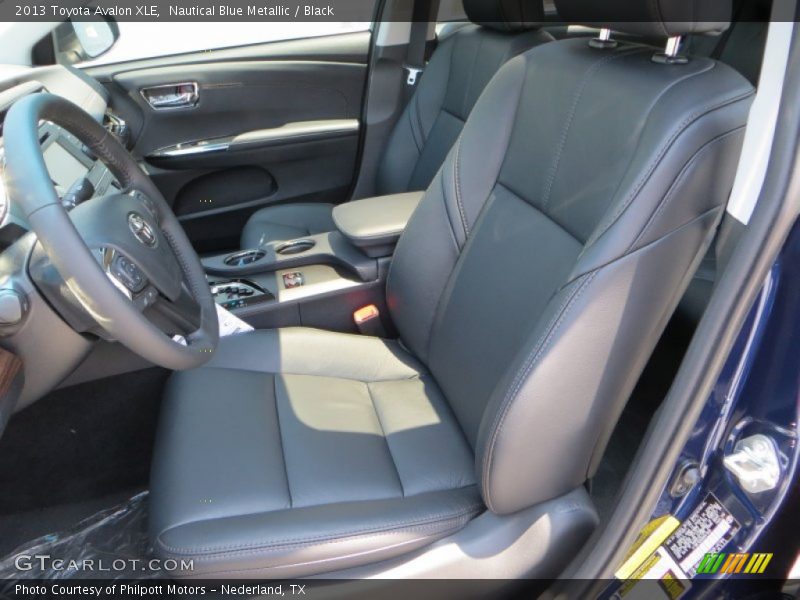 Nautical Blue Metallic / Black 2013 Toyota Avalon XLE