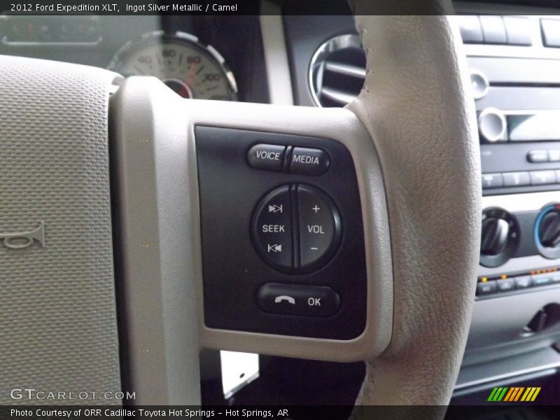 Ingot Silver Metallic / Camel 2012 Ford Expedition XLT