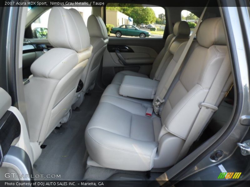 Nimbus Gray Metallic / Taupe 2007 Acura MDX Sport