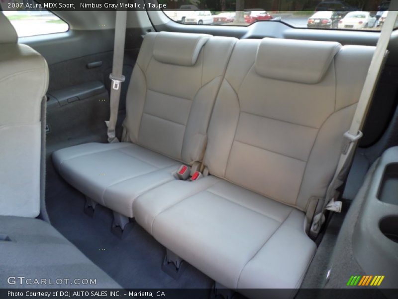 Nimbus Gray Metallic / Taupe 2007 Acura MDX Sport