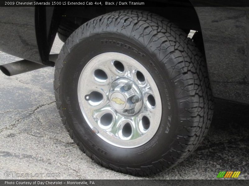 Black / Dark Titanium 2009 Chevrolet Silverado 1500 LS Extended Cab 4x4