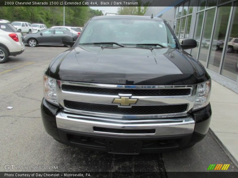 Black / Dark Titanium 2009 Chevrolet Silverado 1500 LS Extended Cab 4x4