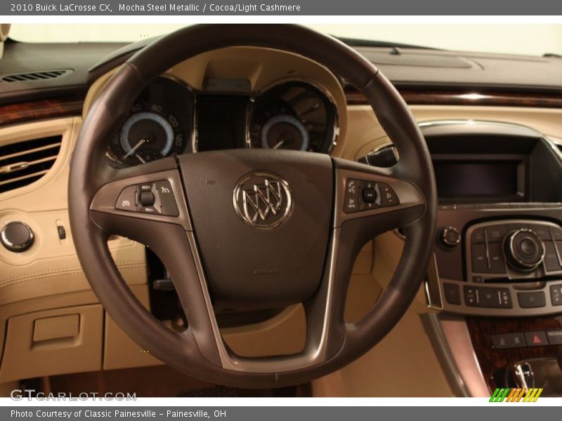 Mocha Steel Metallic / Cocoa/Light Cashmere 2010 Buick LaCrosse CX