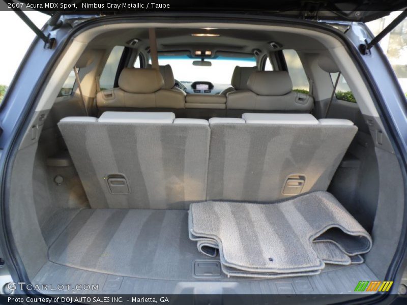 Nimbus Gray Metallic / Taupe 2007 Acura MDX Sport