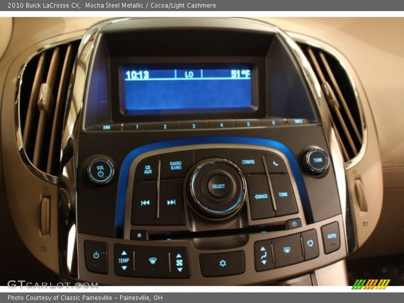 Mocha Steel Metallic / Cocoa/Light Cashmere 2010 Buick LaCrosse CX