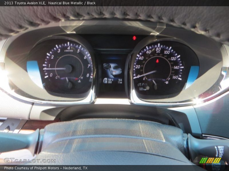 Nautical Blue Metallic / Black 2013 Toyota Avalon XLE