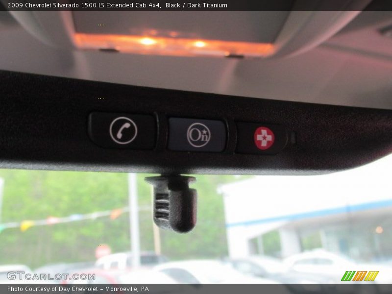 Black / Dark Titanium 2009 Chevrolet Silverado 1500 LS Extended Cab 4x4