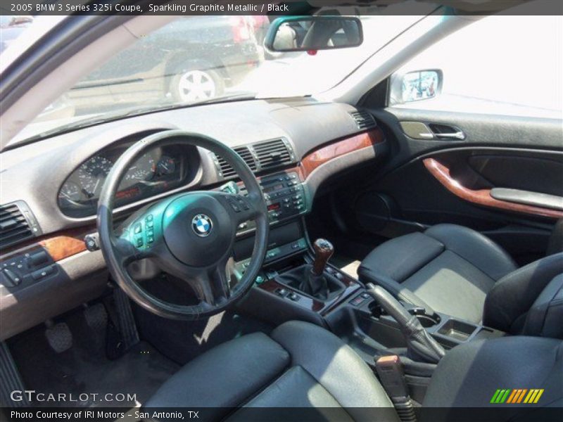Black Interior - 2005 3 Series 325i Coupe 