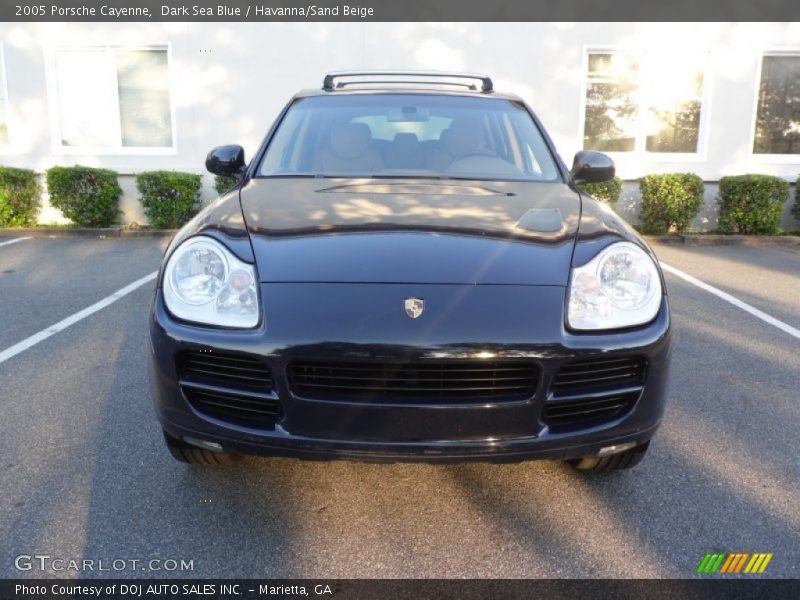 Dark Sea Blue / Havanna/Sand Beige 2005 Porsche Cayenne