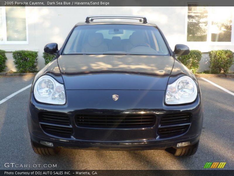 Dark Sea Blue / Havanna/Sand Beige 2005 Porsche Cayenne