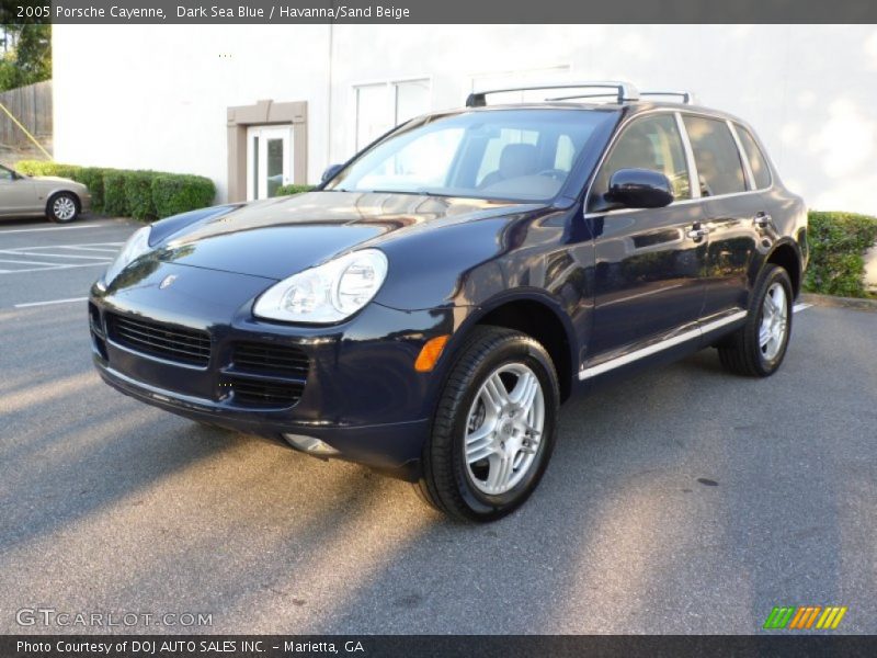 Dark Sea Blue / Havanna/Sand Beige 2005 Porsche Cayenne