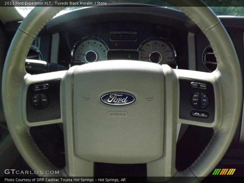 Tuxedo Black Metallic / Stone 2011 Ford Expedition XLT
