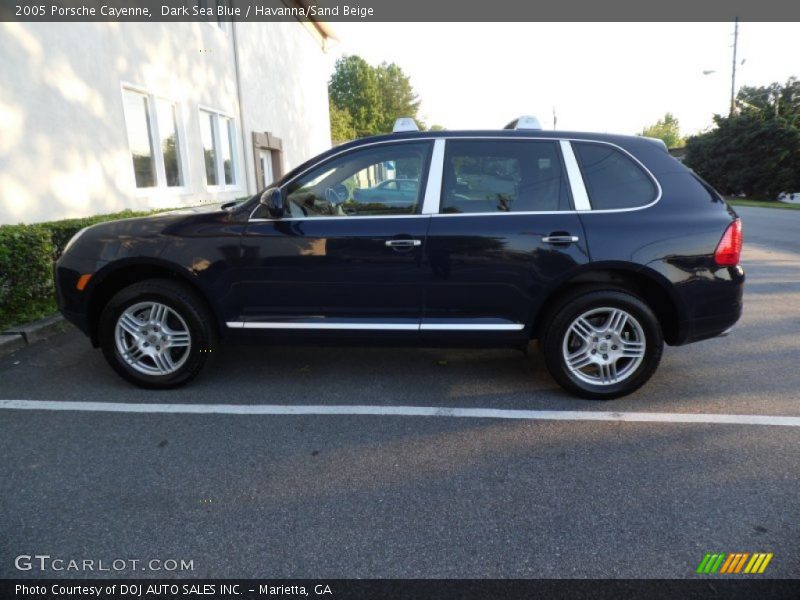Dark Sea Blue / Havanna/Sand Beige 2005 Porsche Cayenne
