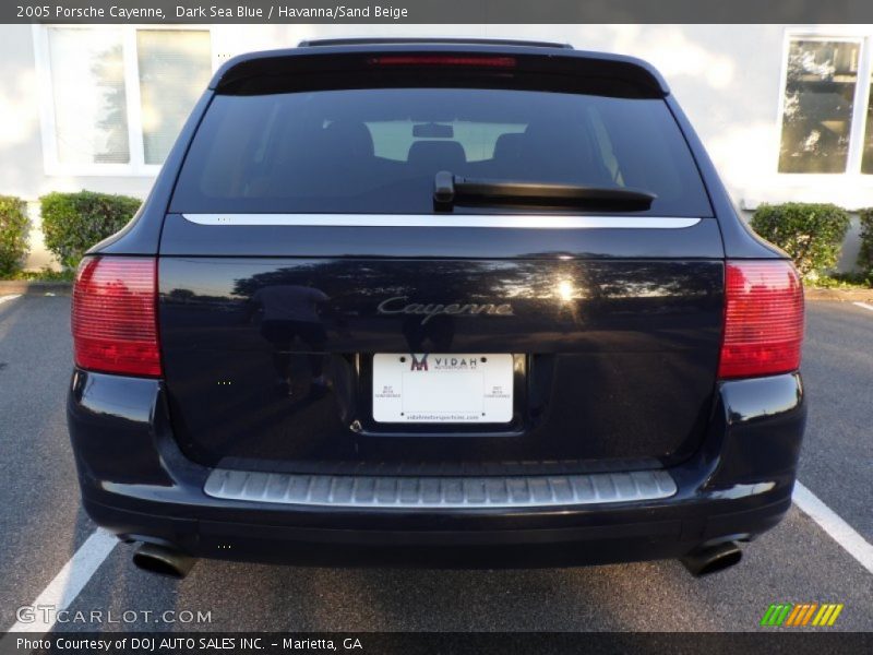 Dark Sea Blue / Havanna/Sand Beige 2005 Porsche Cayenne