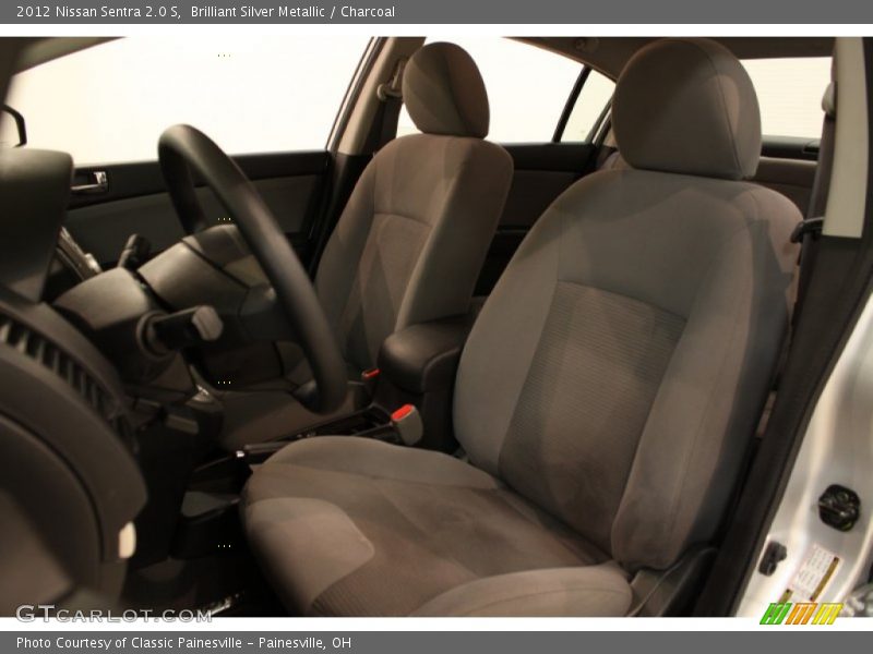 Brilliant Silver Metallic / Charcoal 2012 Nissan Sentra 2.0 S