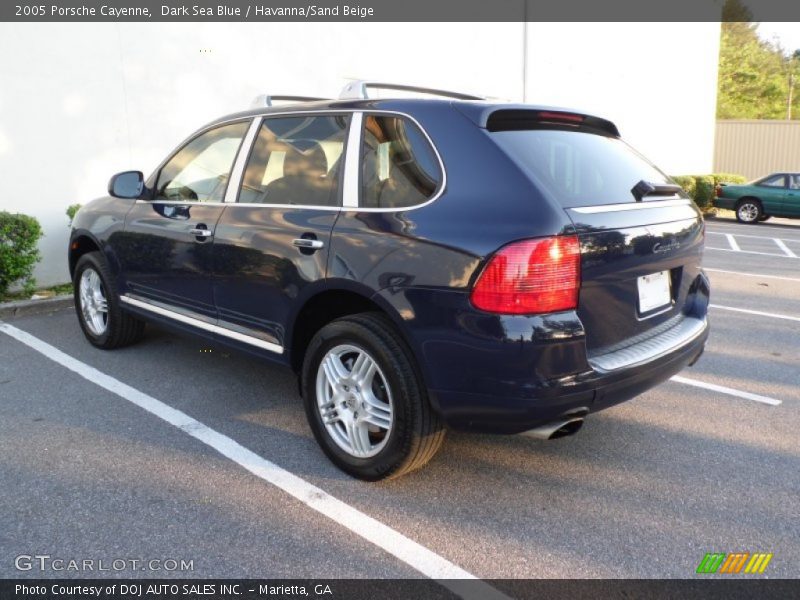 Dark Sea Blue / Havanna/Sand Beige 2005 Porsche Cayenne