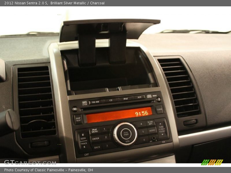 Brilliant Silver Metallic / Charcoal 2012 Nissan Sentra 2.0 S