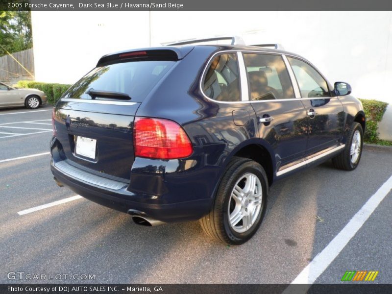 Dark Sea Blue / Havanna/Sand Beige 2005 Porsche Cayenne