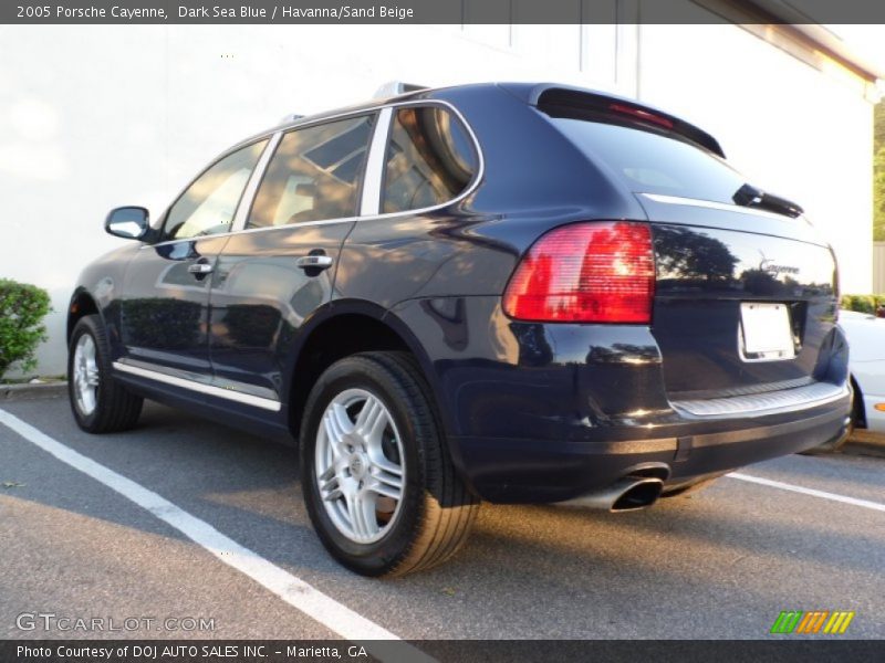 Dark Sea Blue / Havanna/Sand Beige 2005 Porsche Cayenne