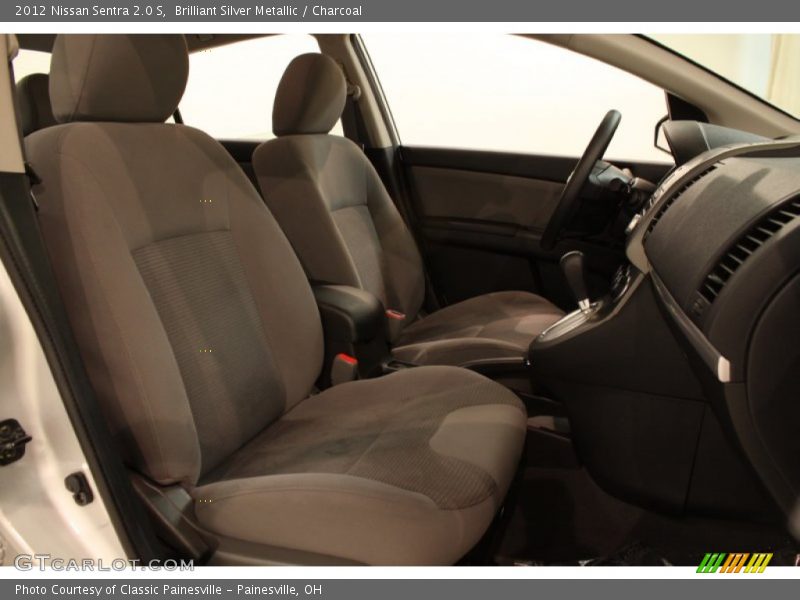 Brilliant Silver Metallic / Charcoal 2012 Nissan Sentra 2.0 S
