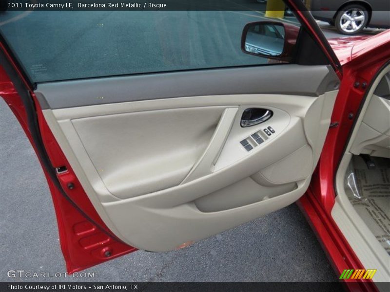 Barcelona Red Metallic / Bisque 2011 Toyota Camry LE