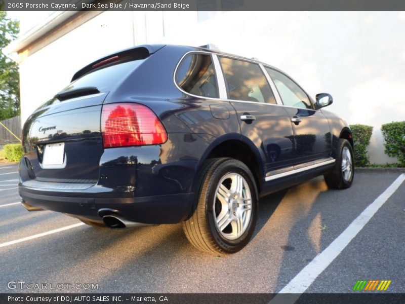 Dark Sea Blue / Havanna/Sand Beige 2005 Porsche Cayenne