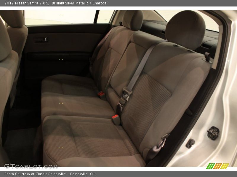Brilliant Silver Metallic / Charcoal 2012 Nissan Sentra 2.0 S