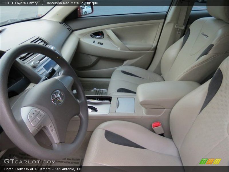 Barcelona Red Metallic / Bisque 2011 Toyota Camry LE