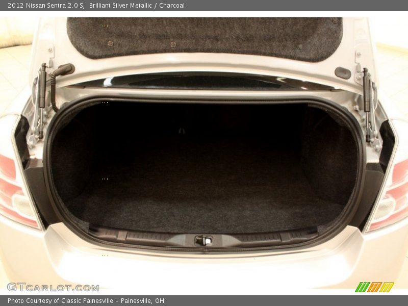 Brilliant Silver Metallic / Charcoal 2012 Nissan Sentra 2.0 S