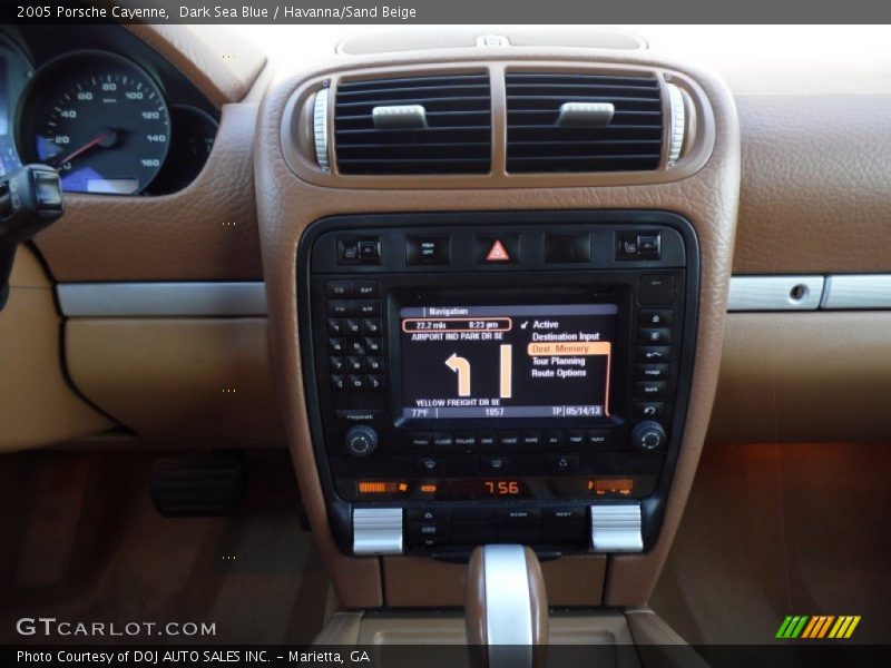 Dark Sea Blue / Havanna/Sand Beige 2005 Porsche Cayenne