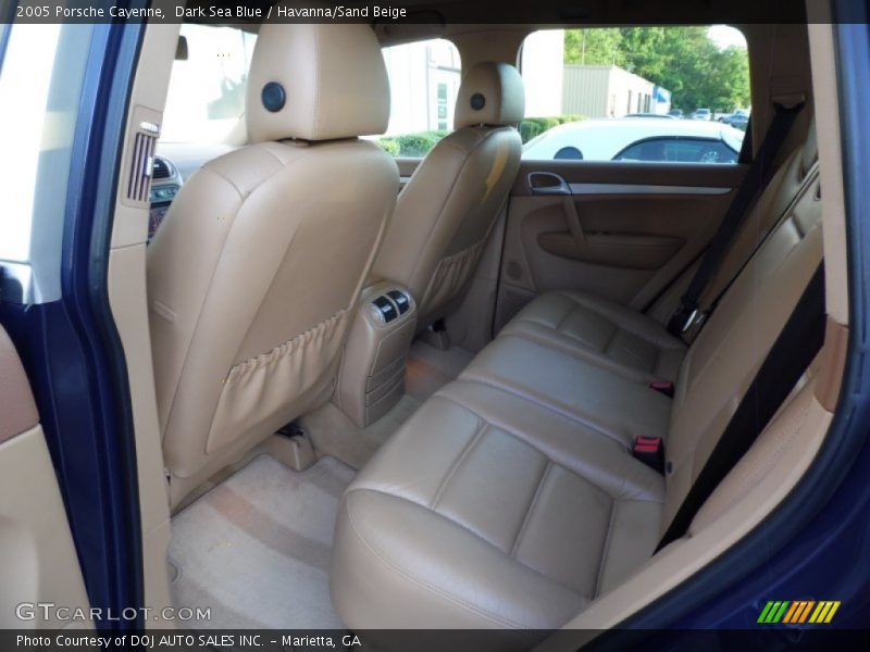 Rear Seat of 2005 Cayenne 